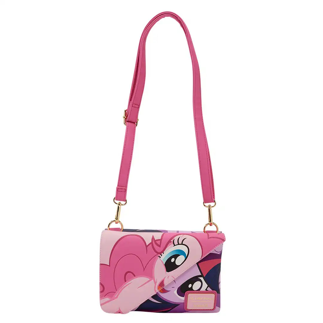Loungefly My Little Pony Twilight Sparkle &amp; Pinkie Pie Crossbody Bag