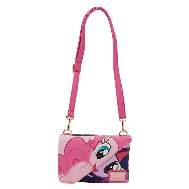Loungefly My Little Pony Twilight Sparkle &amp; Pinkie Pie Crossbody Bag