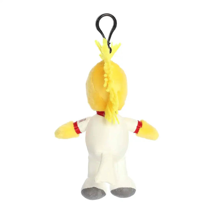 Aurora Adorable Peanuts 6.5" White Space Suit Woodstock Clip-On