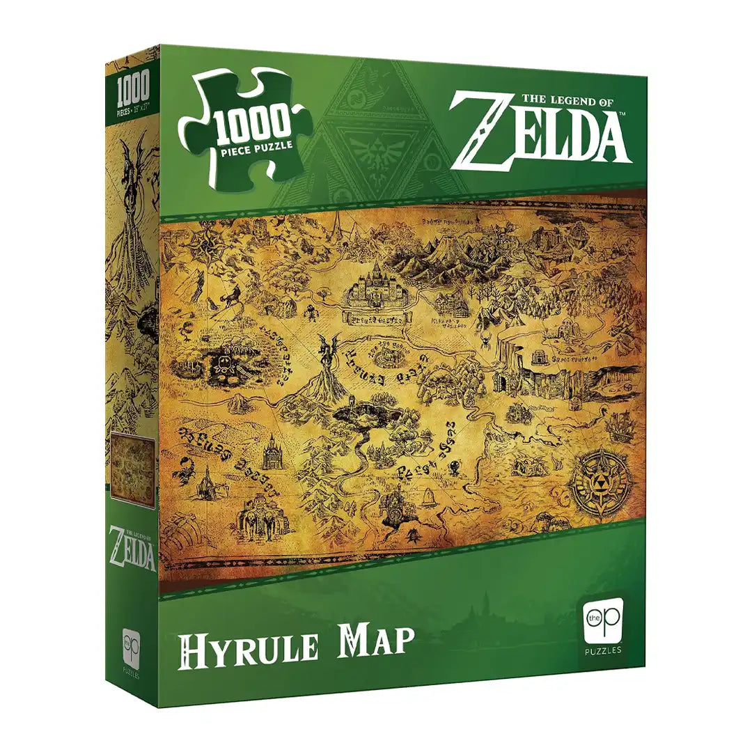 USAopoly The Legend of Zelda Hyrule Map 1,000 Piece Jigsaw Puzzle