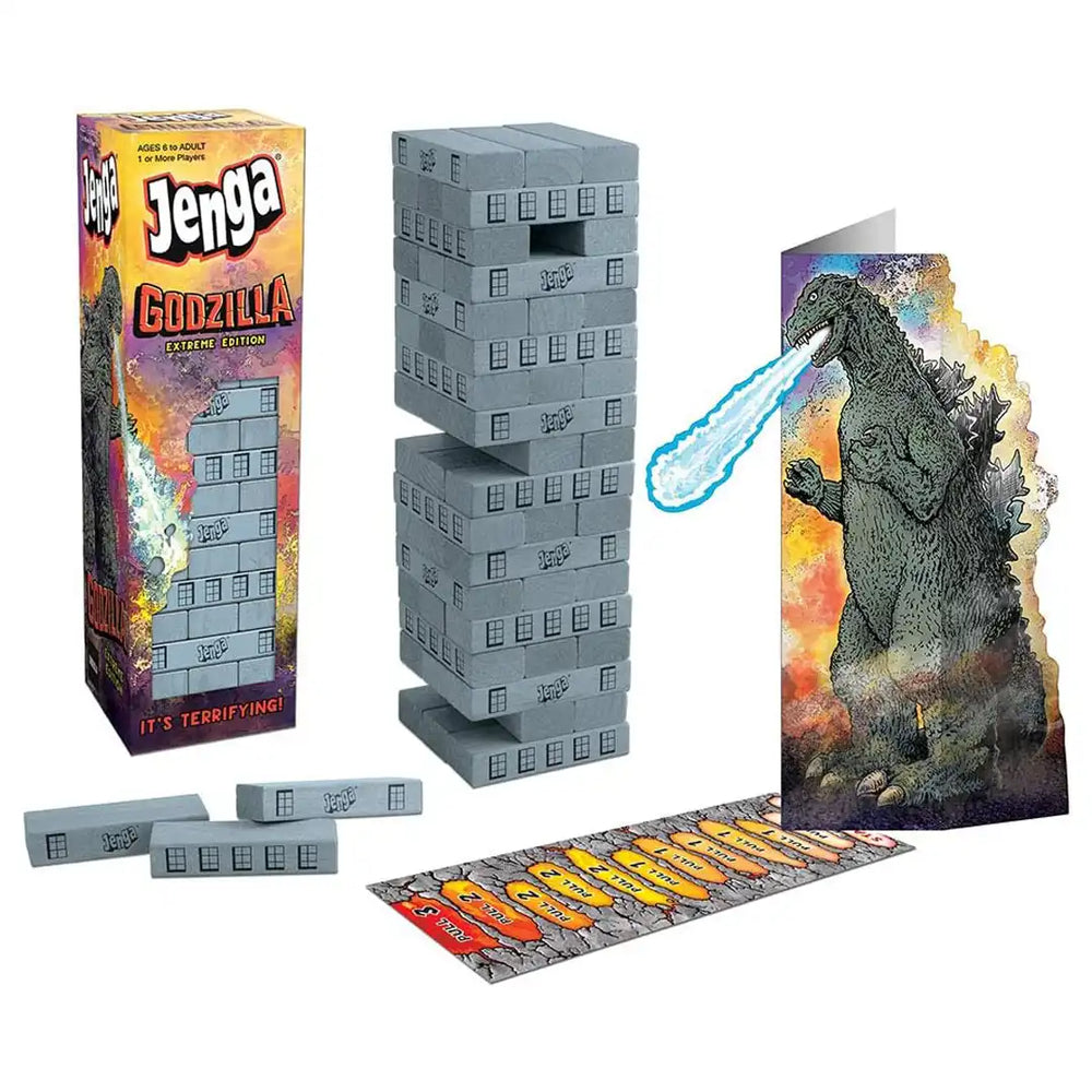 USAopoly Jenga: Godzilla Extreme Edition