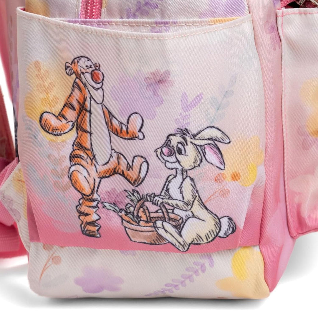Wondapop Disney Winnie the Pooh Backpack,15.5 Inch Backpack with Padded Shoulder Straps, 14 Inch Laptop &amp; Tablet Compartment, Hidden Security Pocket, Front Pocket &amp; Side Pockets
