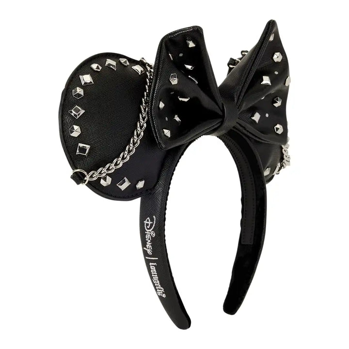 Loungefly Disney Minnie Mouse Studs &amp; Chains Ear Headband