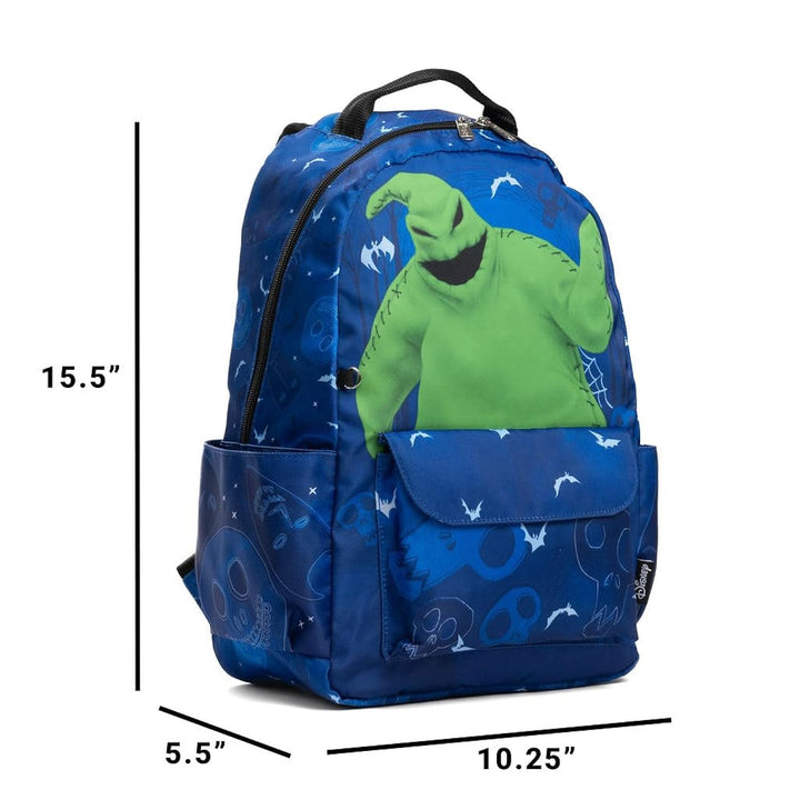Wondapop Disney The Nightmare Before Christmas Oogie Boogie Nylon Backpack, Kids School Bag with Laptop Sleeve &amp; Pockets