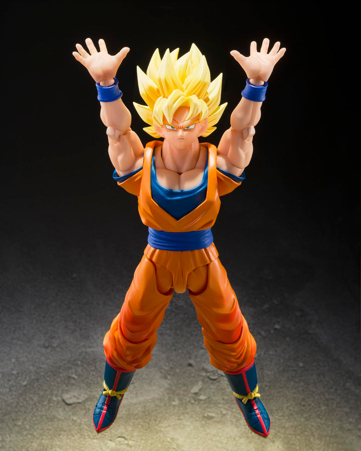 TAMASHII NATIONS - Dragon Ball Z - Super Saiyan Son Goku (The Games Begin) S.H.Figuarts Action Figure