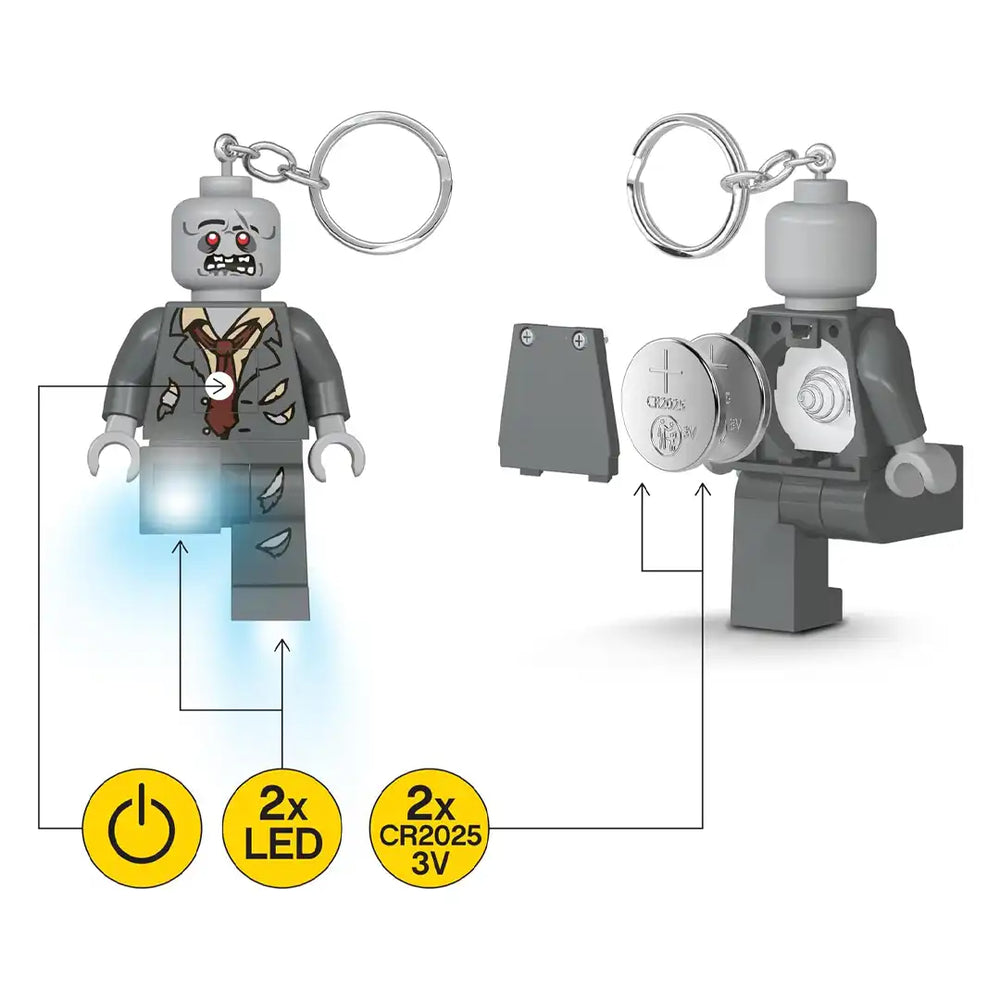 LEGO Minifigures Keychain Light Zombie