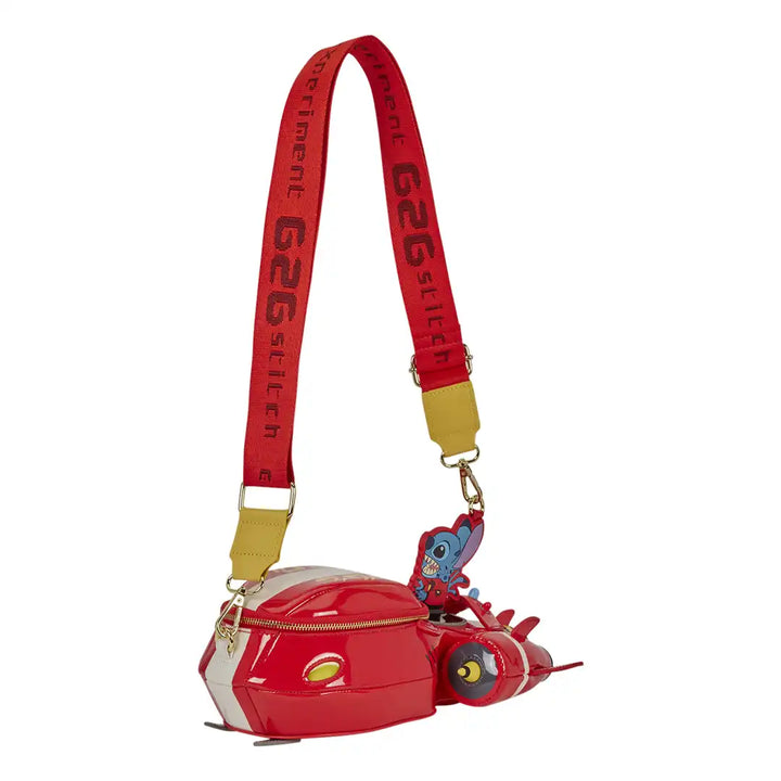 Loungefly Disney Lilo &amp; Stitch Spaceship Figural Crossbody Bag