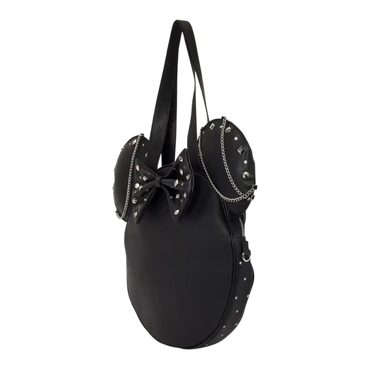 Loungefly Disney Minnie Mouse Studs &amp; Chains Oversized Tote Bag