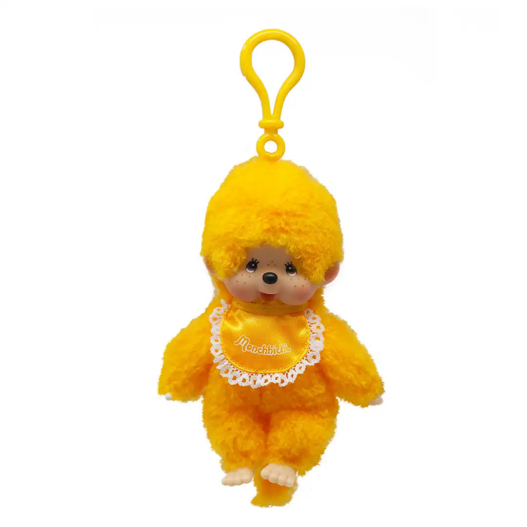 Monchhichi Orange Lace Satin Keychain