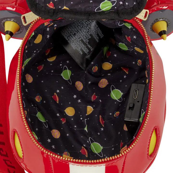 Loungefly Disney Lilo &amp; Stitch Spaceship Figural Crossbody Bag