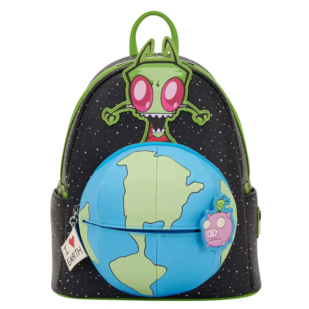 Loungefly Nickelodeon Invader Zim Glow Mini Backpack