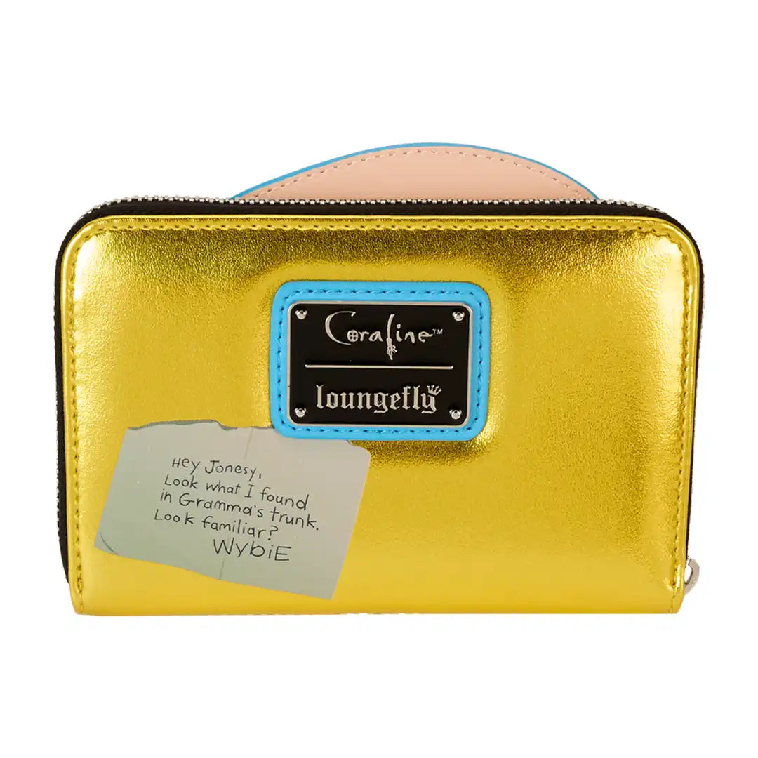 Loungefly Laika Coraline 15th Anniversary Doll Cosplay Zip-Around Wallet