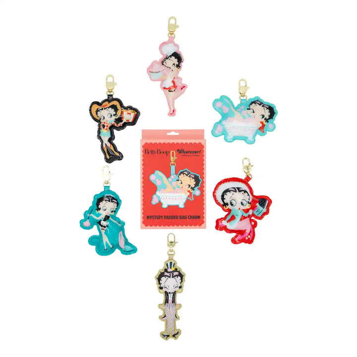 Whatever Makes You Happy  Betty Boop Mystery Box Personas Padded Bag Charms