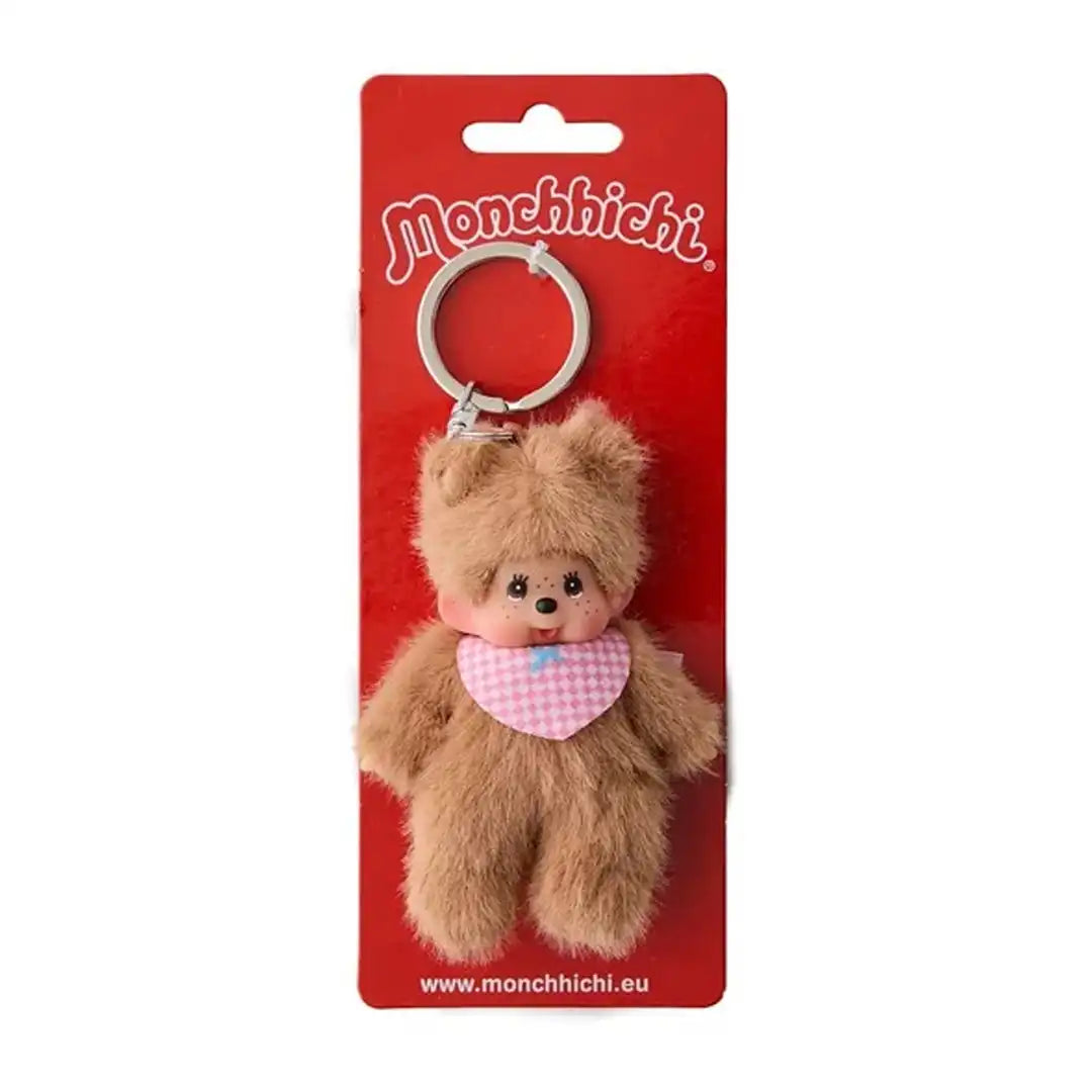 Monchhichi Bearchichi Plush Keychain