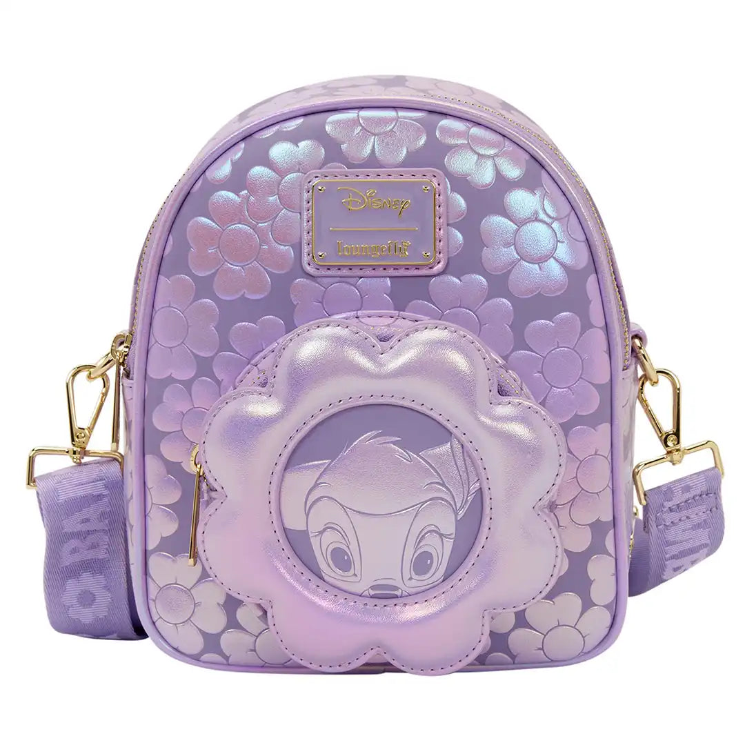 Loungefly Disney Bambi Micro Convertible Mini Backpack &amp; Crossbody Bag