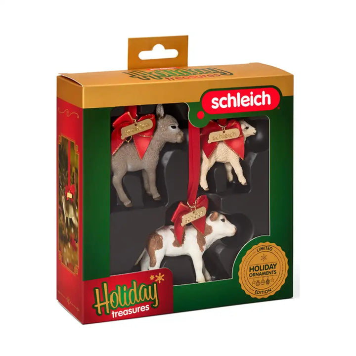 Schleich Festive Farm Friends Christmas Ornament