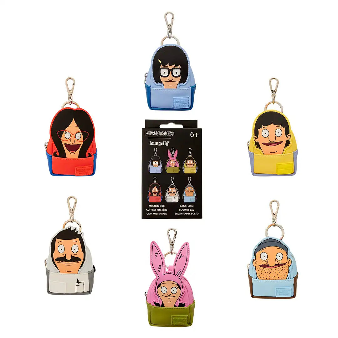 Bob's Burgers Cosplay Mystery Mini Backpack Keychain Charm