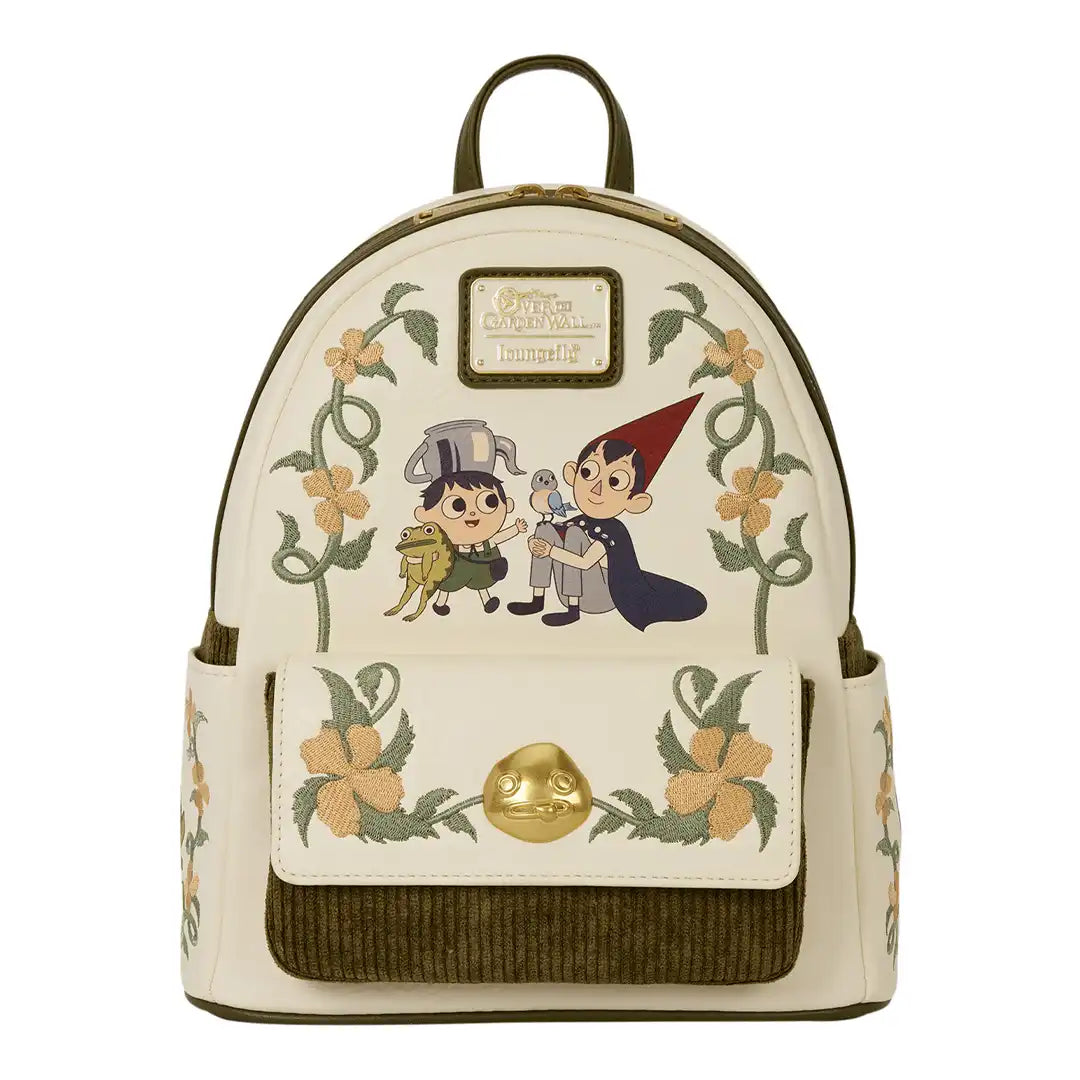 Loungefly Cartoon Network Over the Garden Wall Pottsfield Embroidered Mini Backpack