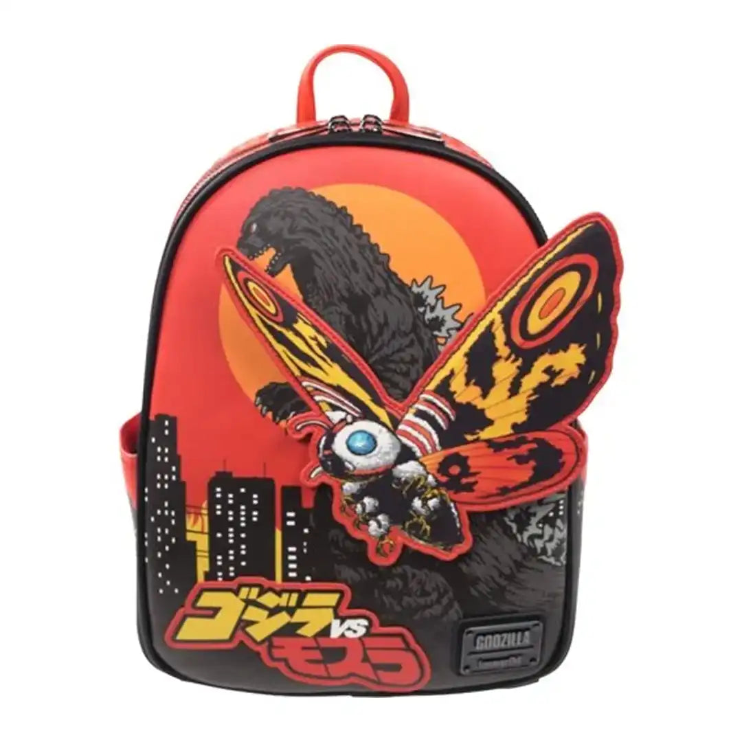 Loungefly Godzilla vs. Mothra Midsize Backpack - Entertainment Earth EX
