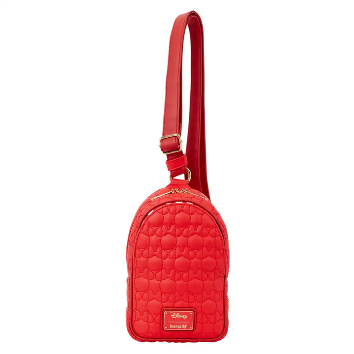 Loungefly Disney Minnie Mouse Silhouette Sling Crossbody Bag