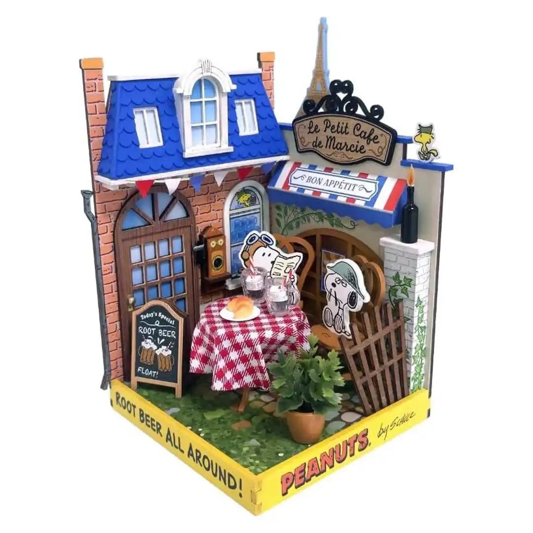 Hands Craft Le Petit Cafe with Snoopy &amp; Spike 3D Puzzle