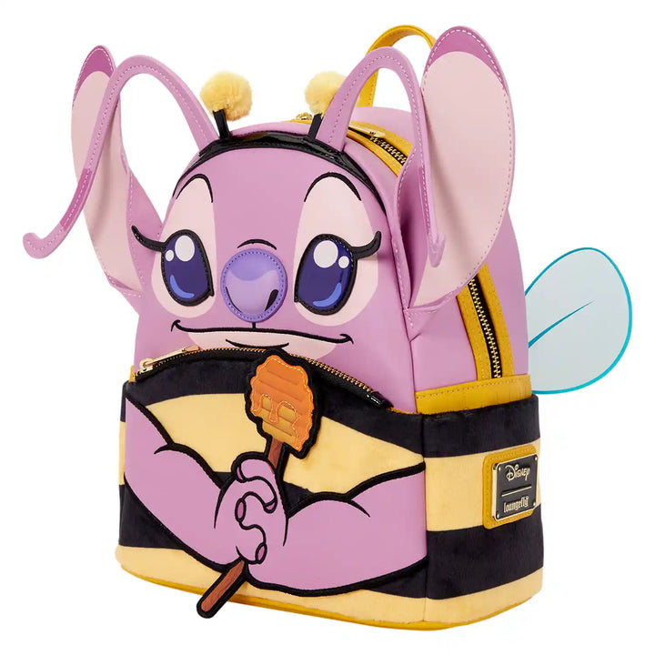 Loungefly Disney Angel Bumblebee Costume Cosplay Mini Backpack