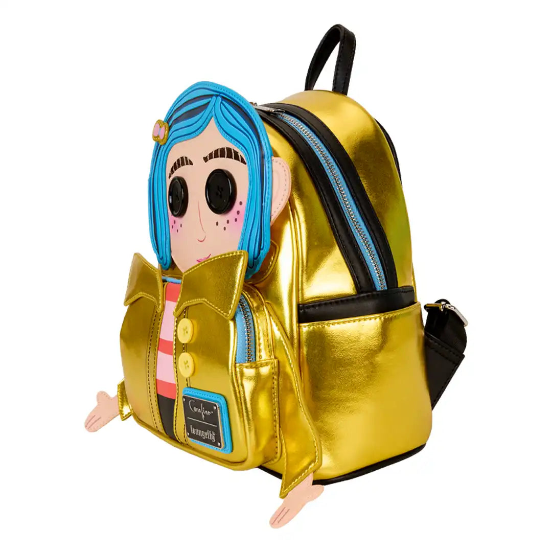 Loungefly Laika Coraline 15th Anniversary Doll Cosplay Mini Backpack