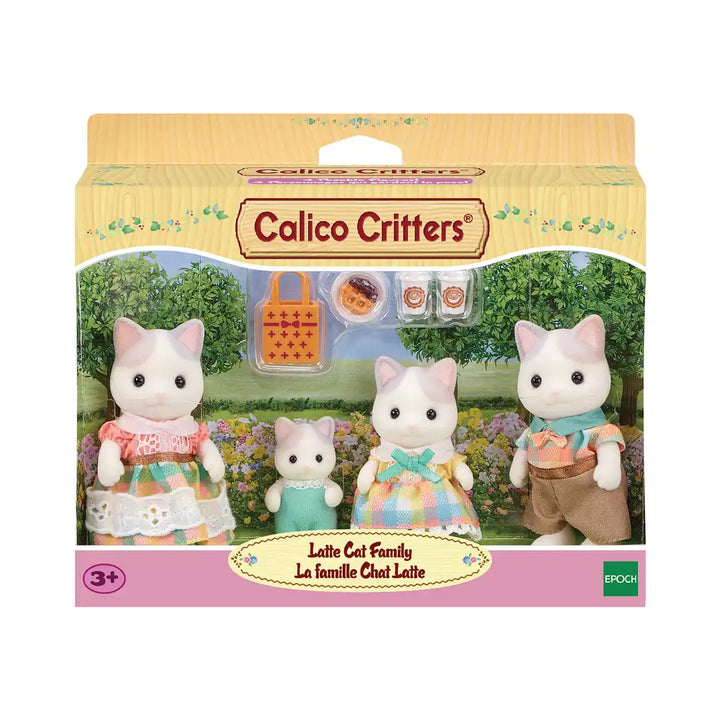 Calico Critters Latte Cat Family