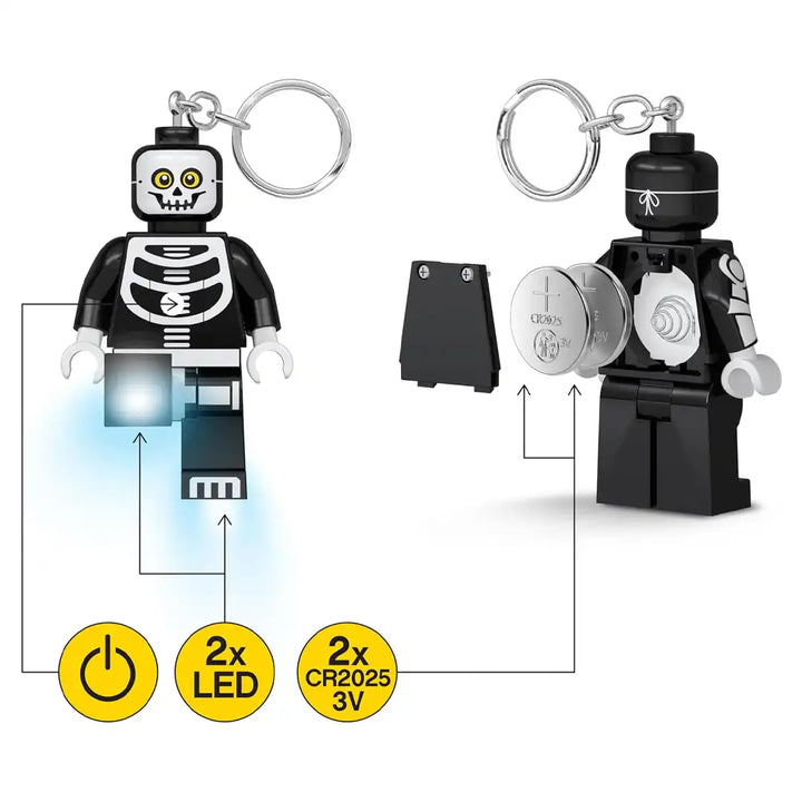 LEGO Minifigures Keychain Light Skeleton Guy