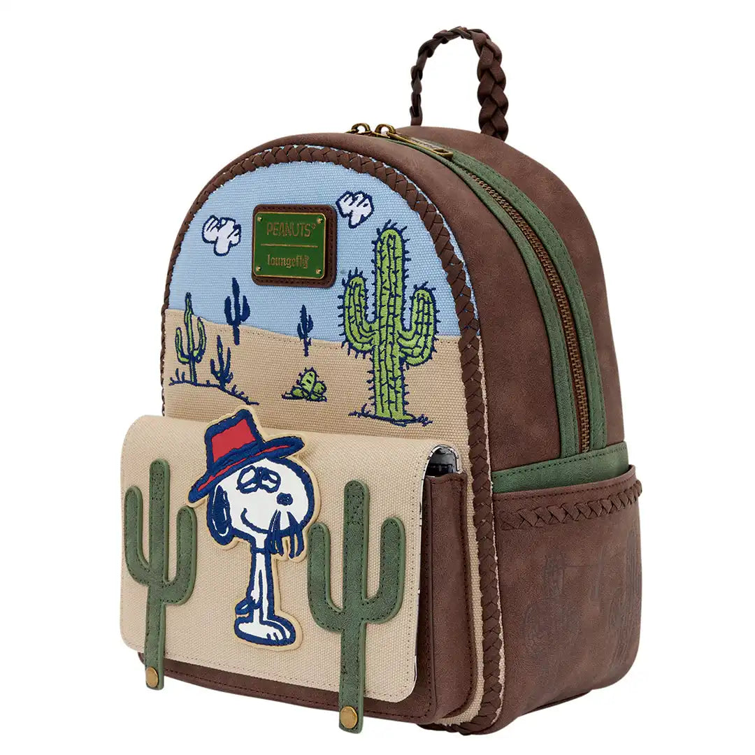 Loungefly Peanuts Spike Desert Mini Backpack