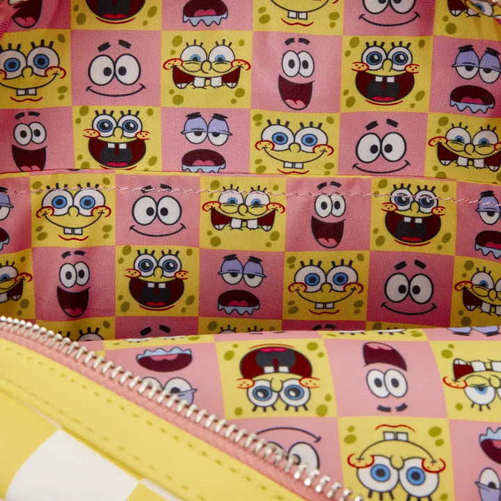 Loungefly Nickelodeon SpongeBob SquarePants &amp; Patrick Star Checkered Mini Backpack