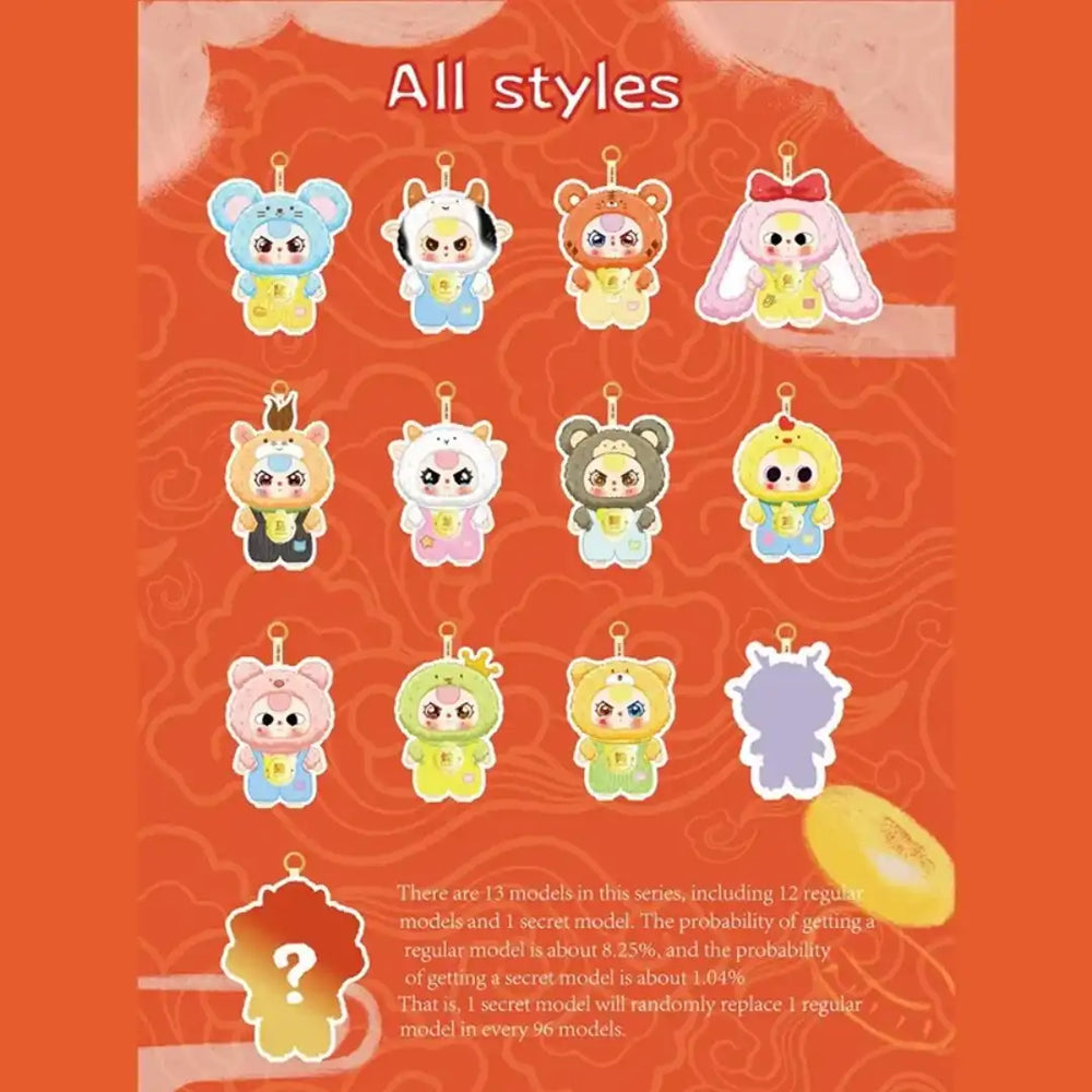 Cureplaneta Baby Three Zodiac V2 Plush Blind Box