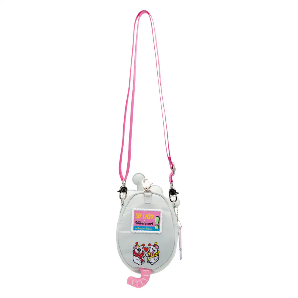 Whatever Makes You Happy So Lazo Party Rat Mini Crossbody Bag Charm