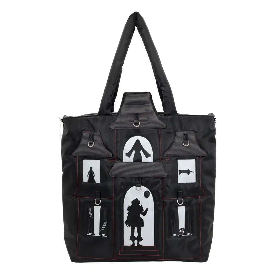 Whatever Makes You Happy Warner Bros. Horror House Oversized Padded Tote Bag