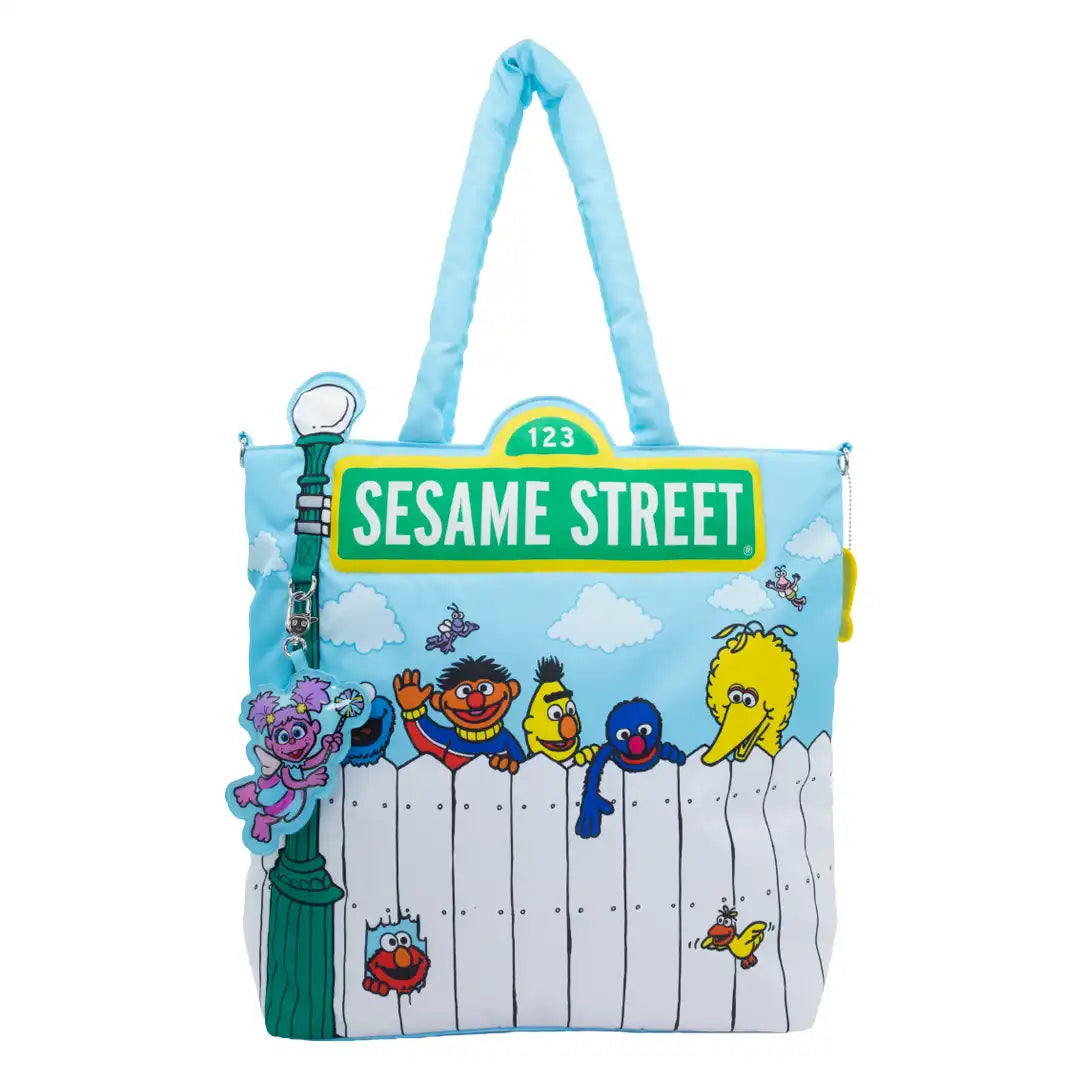 Whatever Makes You Happy Sesame Street Good Friends Great Times Oversized Tote Bag