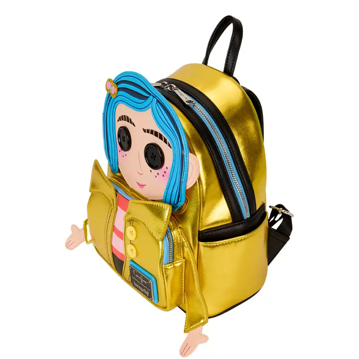 Loungefly Laika Coraline 15th Anniversary Doll Cosplay Mini Backpack