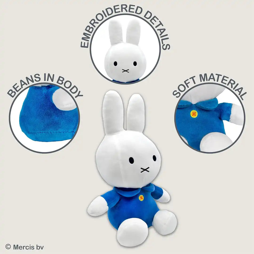 Kids Preferred Miffy 8" Plush With Blue Dress