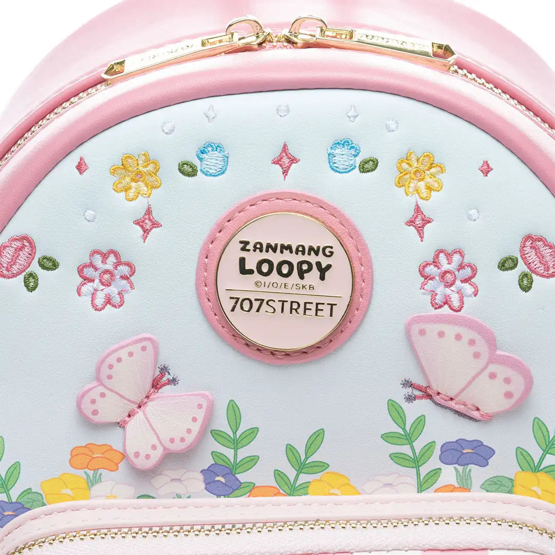 707 Street Exclusive Zanmang Loopy Floral Scene Mini Backpack - Limited Edition 200