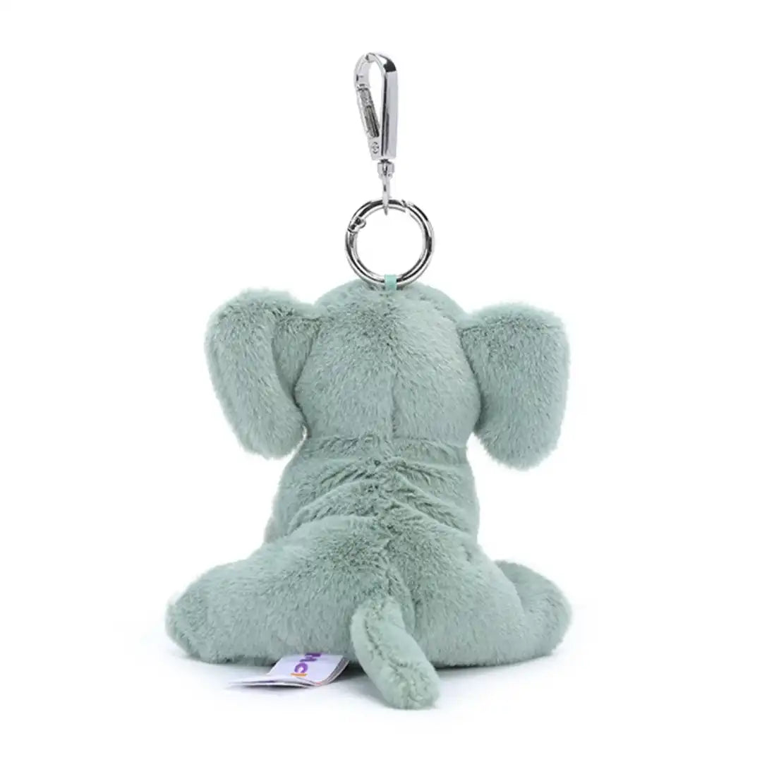 McHugs Green Elephant Bag Charm Keychain