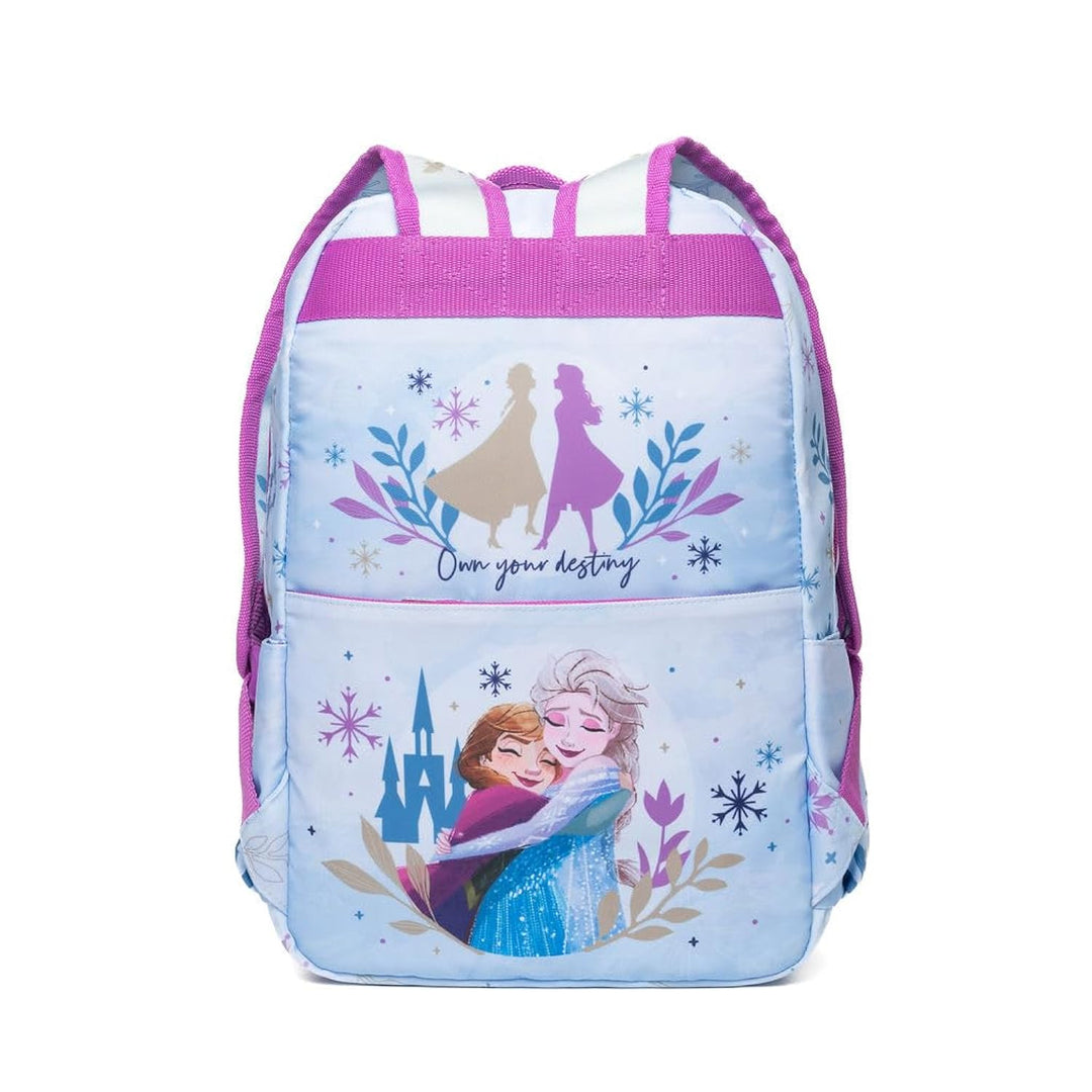 Wondapop Disney Frozen 15.5” Nylon Backpack, Own Your Destiny, Kids School Bag with Laptop Sleeve &amp; Pockets