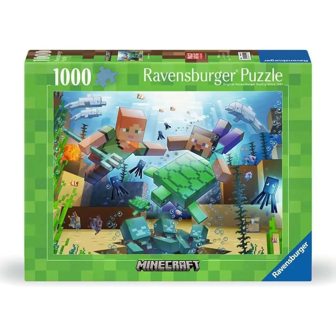 Ravensburger Minecraft Mosaic 1000 Piece Puzzle