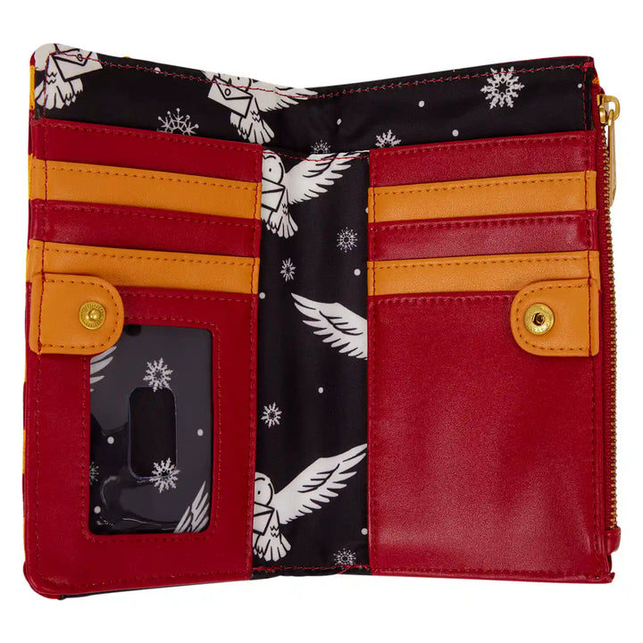 Loungefly WB Harry Potter Gryffindor Uniform Flap Wallet