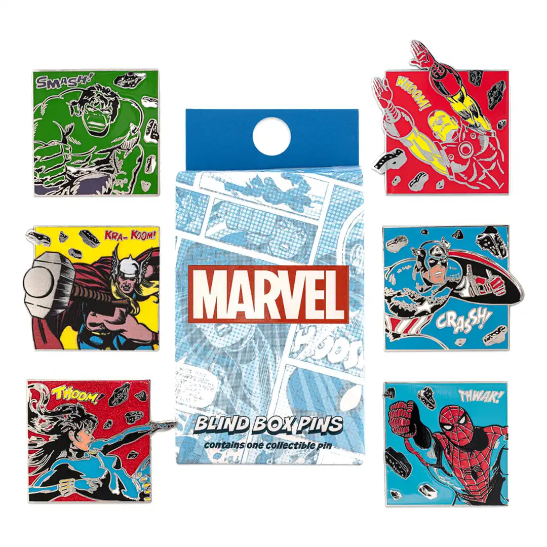 Loungefly Marvel Classic Avengers Mystery Box Pin