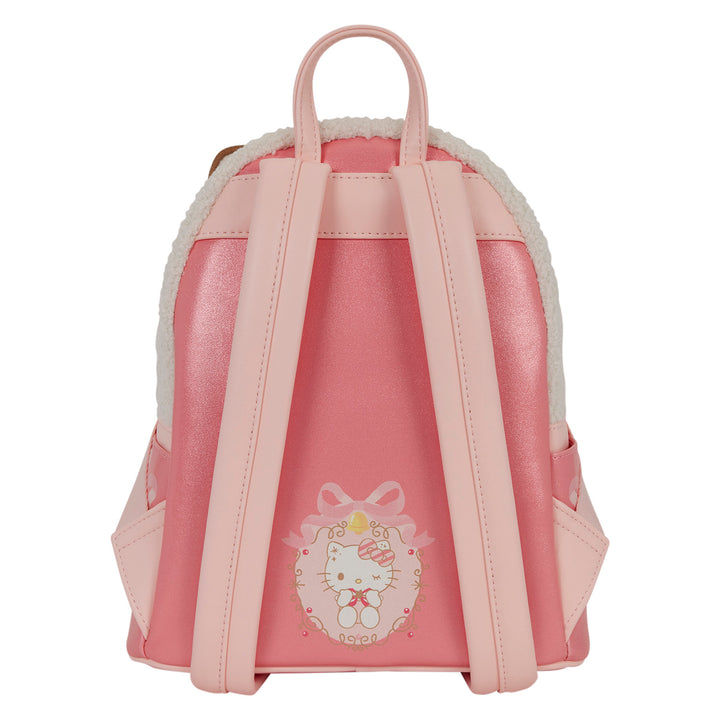 Loungefly Sanrio Hello Kitty Holiday Plush &amp; Glitter Cosplay Mini Backpack