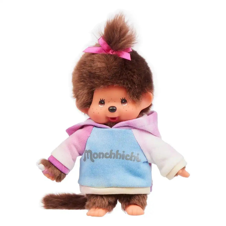 Monchhichi Tie-Dye Hoodie Girl Plush Toy