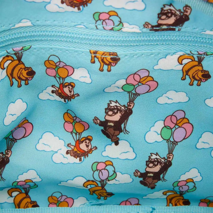 Loungefly Pixar Up Dug Sling Crossbody Bag with Coin Bag