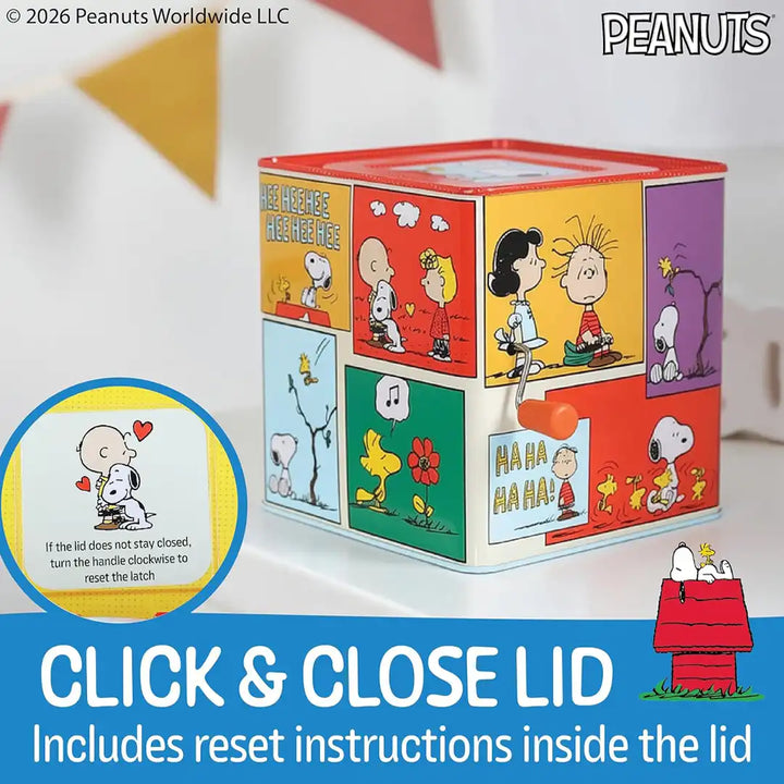 Kids Preferred Peanuts Snoopy Jack In The Box