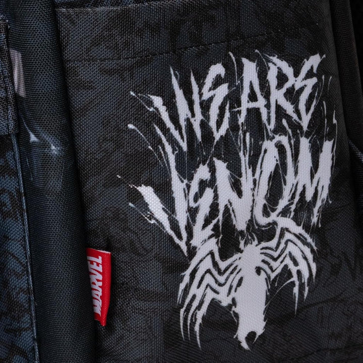 Wondapop Marvel Venom 16 Inch Backpack – Venom &amp; Carnage School Backpack with Laptop Sleeve, Front Pocket &amp; Side Pockets, Venom Bookbag for Kids