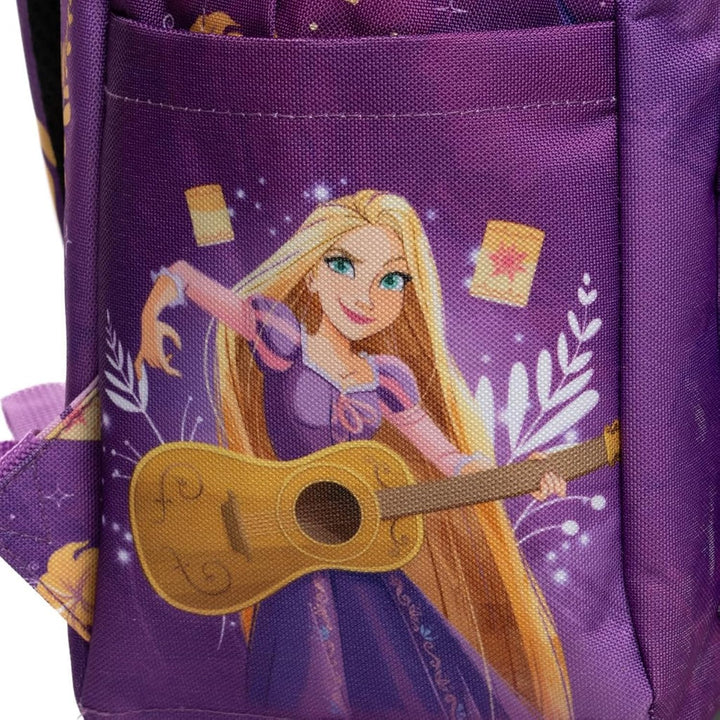 Wondapop Disney Princess Rapunzel Backpack 16” – Tangled Backpack with Laptop Sleeve, Front Pocket &amp; Side Pockets, Classic Disney Bookbag for School, Travel &amp; Everyday Use