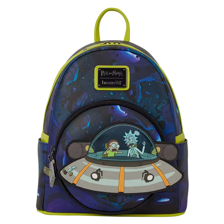 Loungefly Cartoon Network Rick and Morty Space Cruiser Mini Backpack